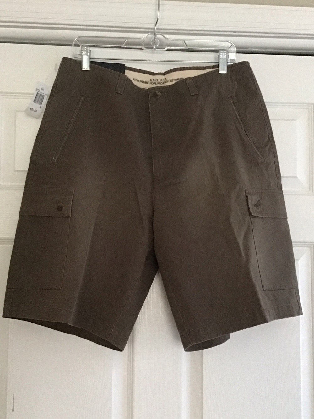 Gant Men's Cargo Shorts in Olive Brown